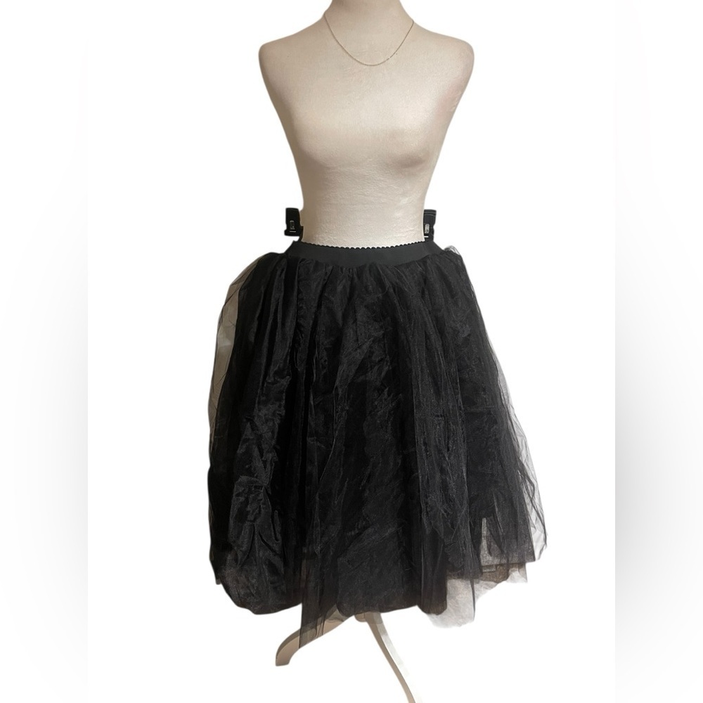 WDPL Black Tulle Skirt XL – Gothic Witchy Whimsical Halloween Costume NWT - Picture 4 of 5